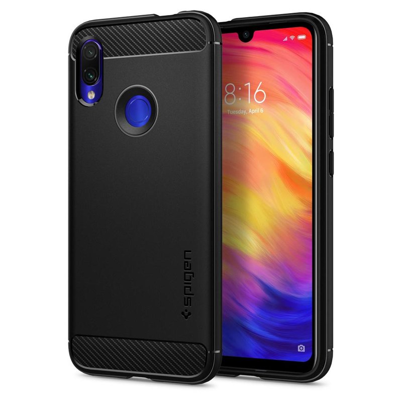 Bumper Spigen Xiaomi Redmi Note 7 Rugged Armor - Matte Black