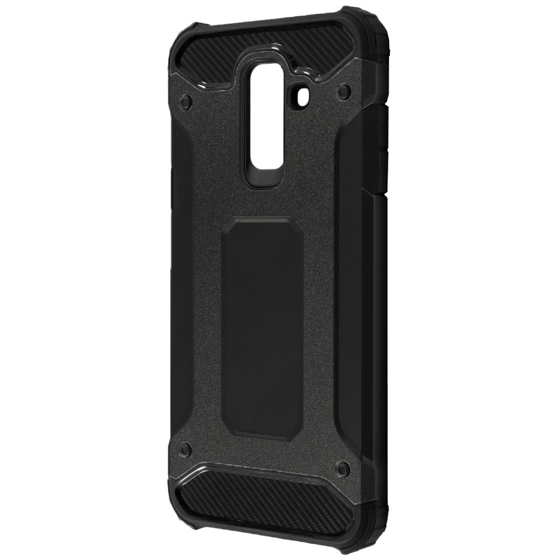 Husa Samsung Galaxy A6 Plus 2018 Mobster Hybrid Armor Negru Catmobile