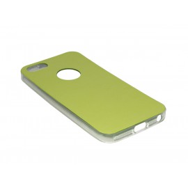 Husa iPhone SE, 5, 5s Jelly Leather - Verde