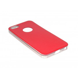 Husa iPhone SE, 5, 5s Jelly Leather - Rosu