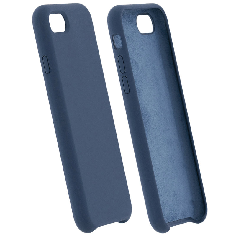 Husa iPhone 8 Silicon Soft Touch - Albastru