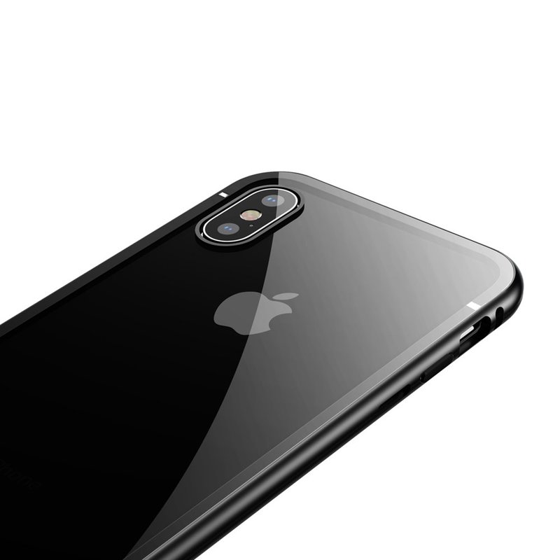 Husa iPhone XS Baseus Magnetic Hardware - Black