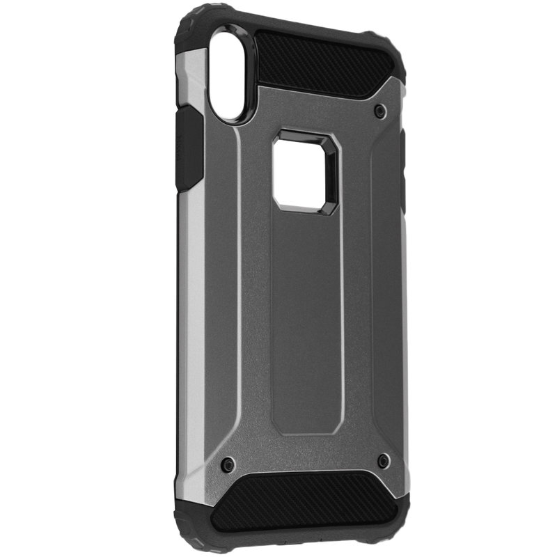 Husa iPhone XS Max Techsuit Hybrid Armor, gri