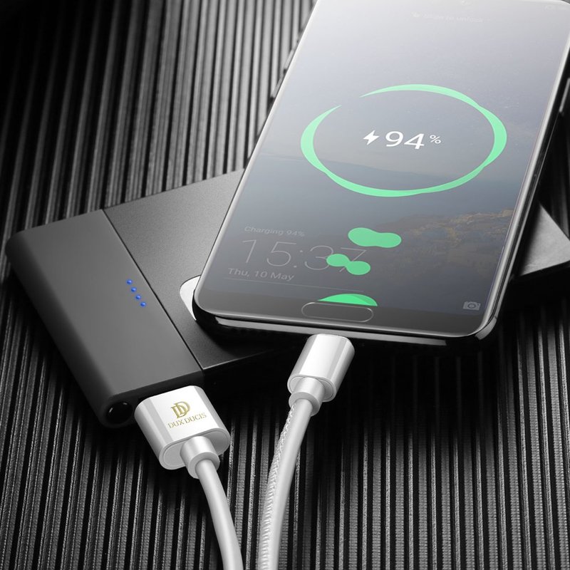 Cablu de date Type C Dux Ducis K-Max 1m/4A, Compatibil Quick Charge 3.0 - Rosu