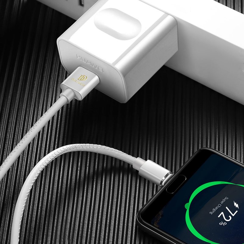 Cablu de date Type C Dux Ducis K-Max 1m/4A, Compatibil Quick Charge 3.0 - Rosu