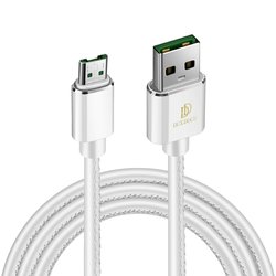 Cablu de date Micro USB Dux Ducis K-Max 1m/4A, Compatibil Quick Charge 3.0 - Alb