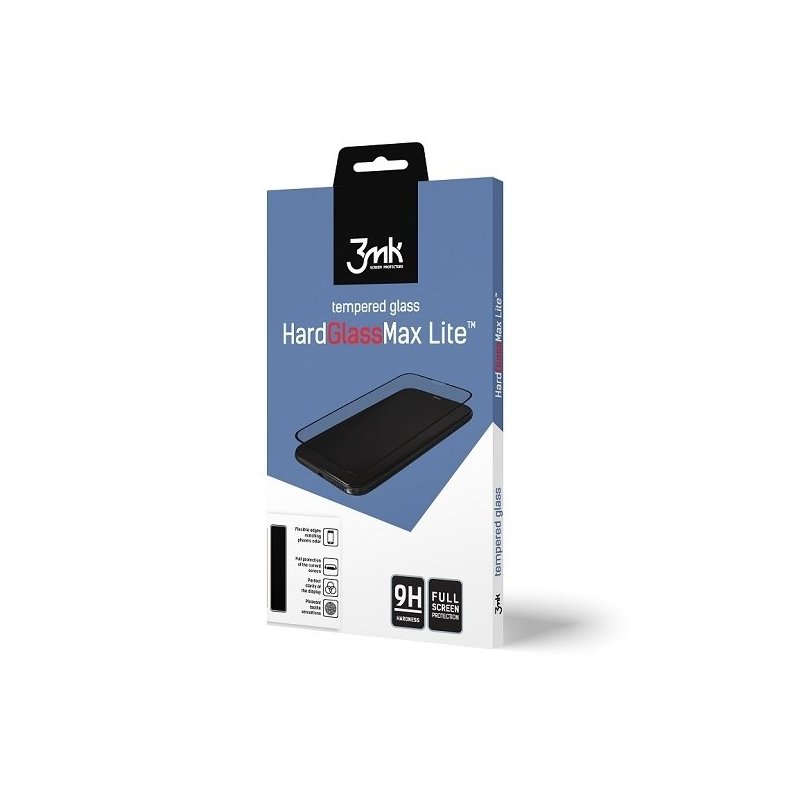 Folie Sticla Curbata Xiaomi Redmi Note 4X, Note 4(Snapdragon) 3Mk Hard Glass FullScreen 9H - Black
