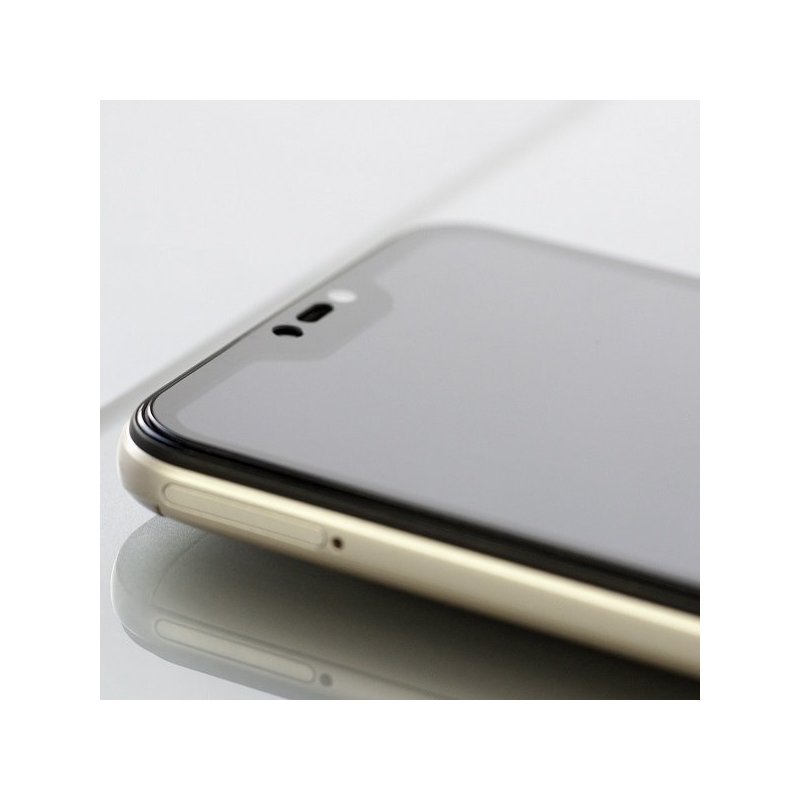 Folie Sticla Curbata iPhone X, iPhone 10 3Mk Hard Glass FullScreen 9H - Black
