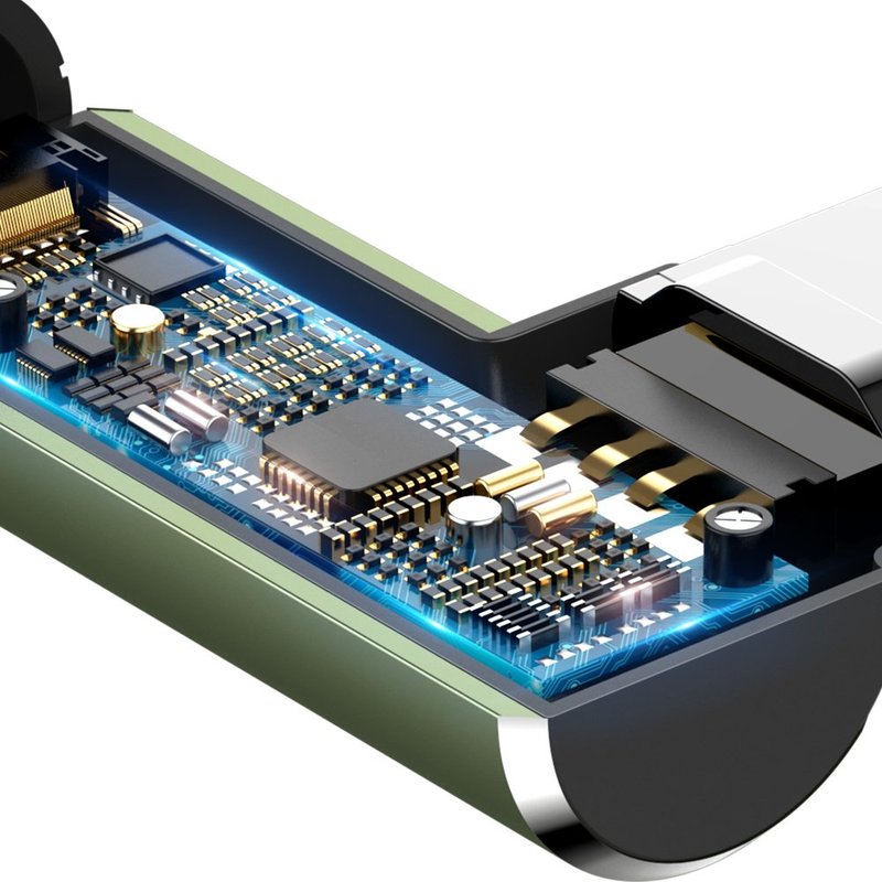 Cablu de date Lightning Baseus Camouflage Game Cable 2M - Black CALMC-B06