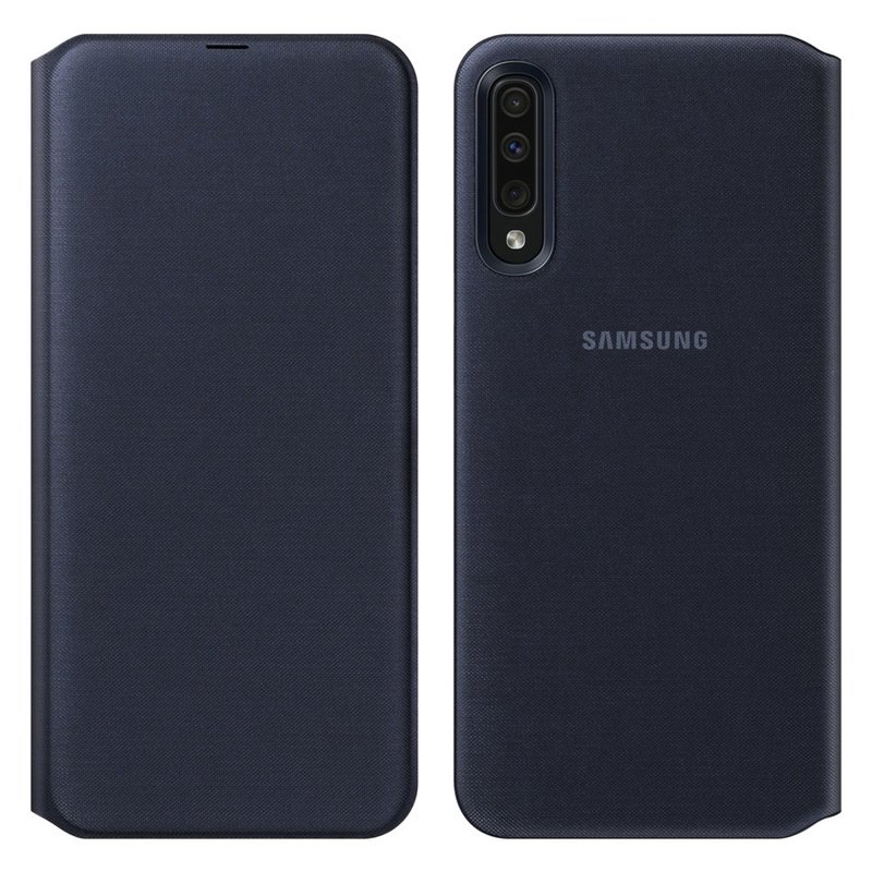 Husa Originala Samsung Galaxy A50 Flip Wallet Black