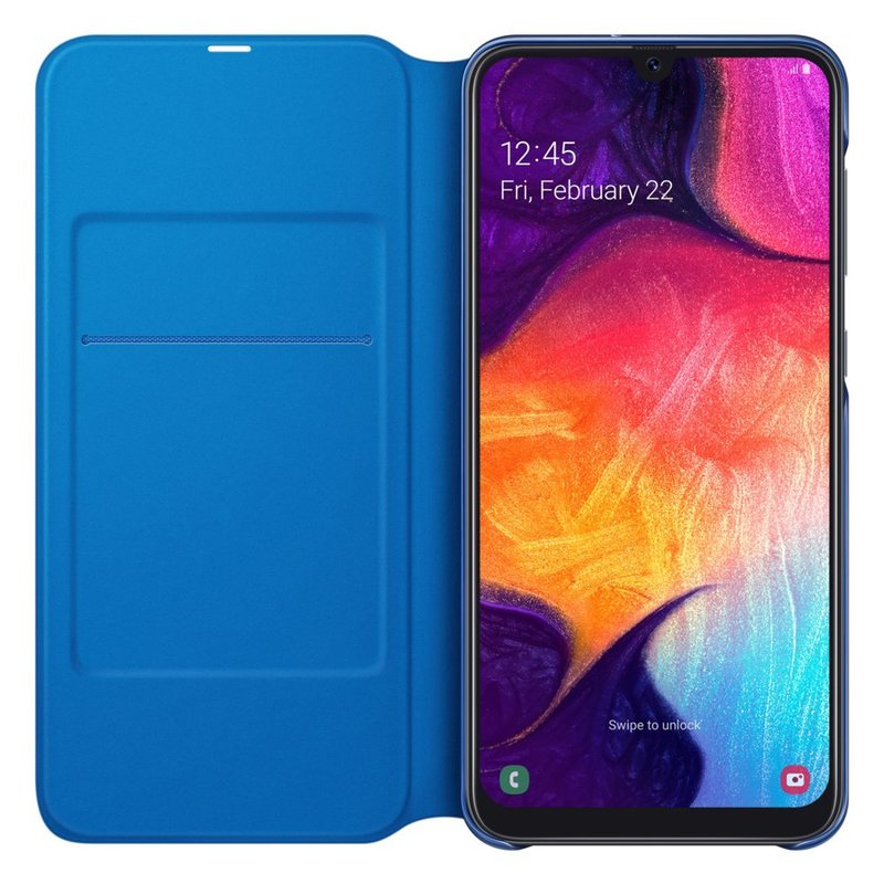 Husa Originala Samsung Galaxy A50 Flip Wallet Black