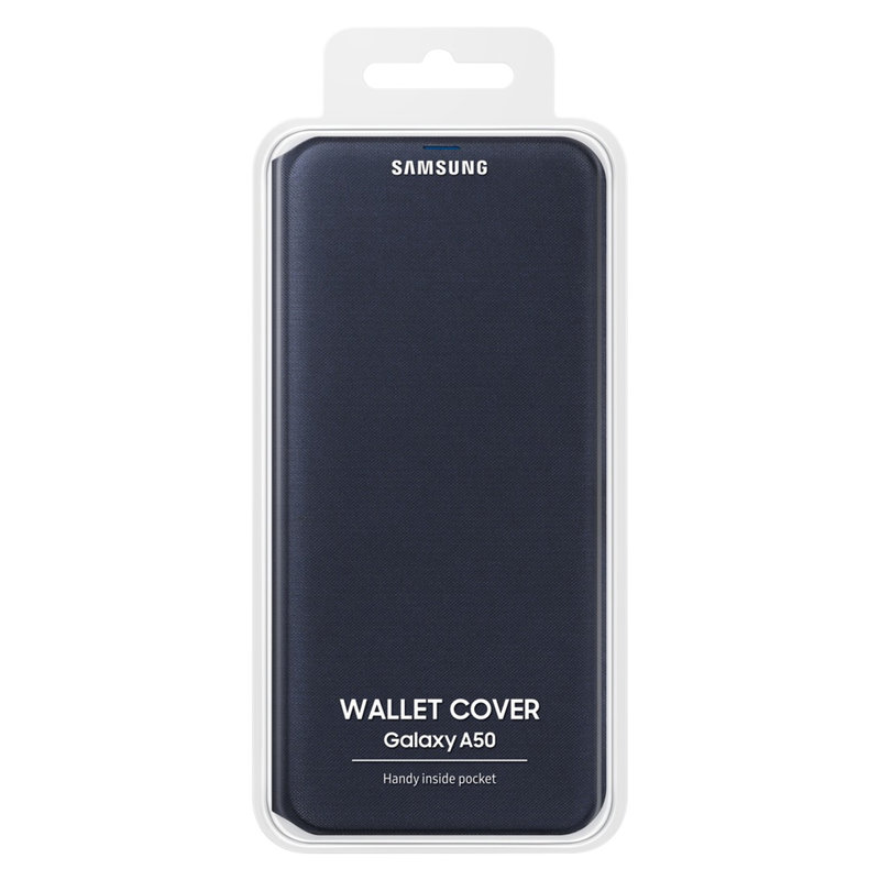 Husa Originala Samsung Galaxy A50 Flip Wallet Black