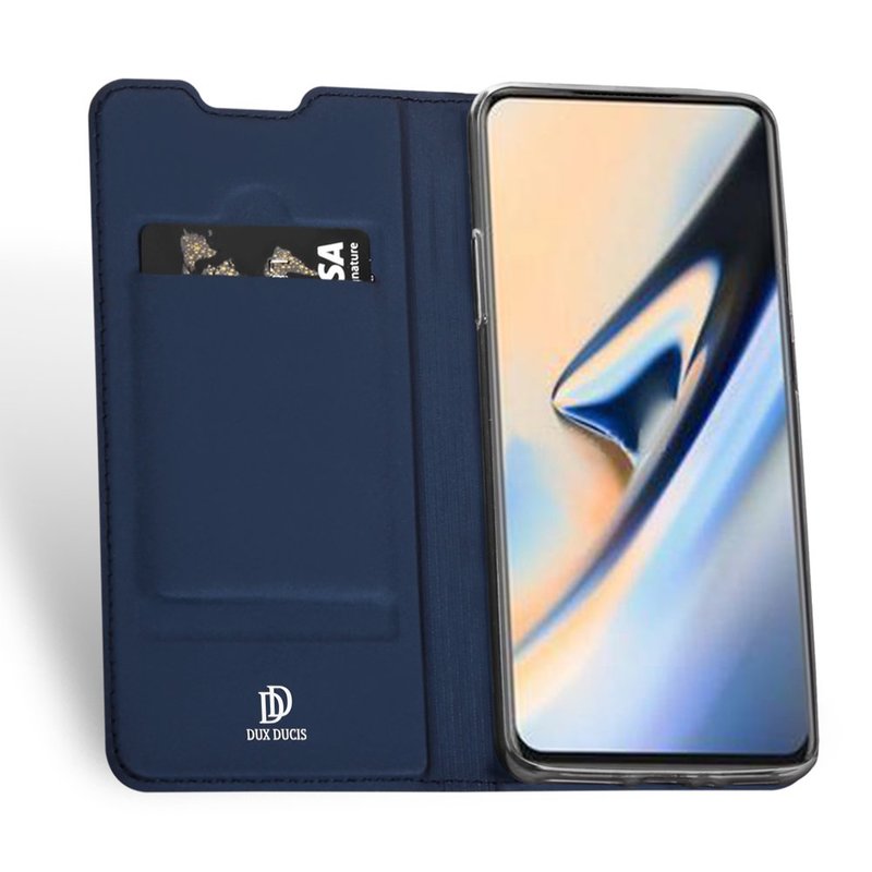 Husa OnePlus 7 Pro Dux Ducis Flip Stand Book - Albastru