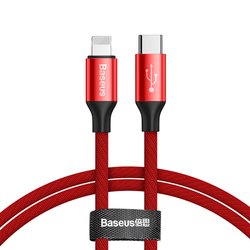 Cablu De Date Type C - Lightning Baseus Yiven Cable 1M 2.0A - Red CATLYW-C09