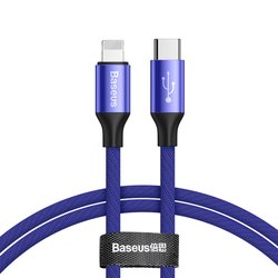 Cablu De Date Type C - Lightning Baseus Yiven Cable 1M 2.0A - Blue CATLYW-C03