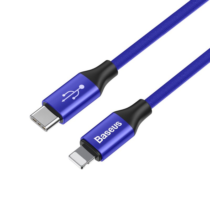 Cablu De Date Type C - Lightning Baseus Yiven Cable 1M 2.0A - Blue CATLYW-C03