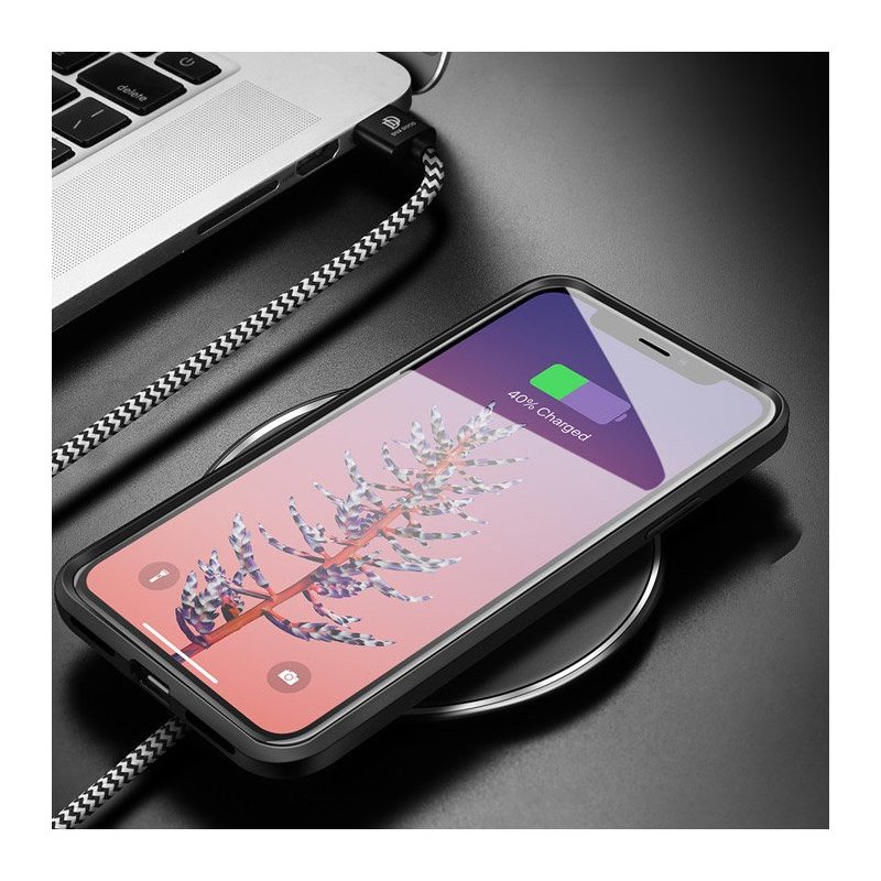 Incarcator Wireless Dux Ducis C1 5W + Cablu Micro-USB 1.5M - Negru