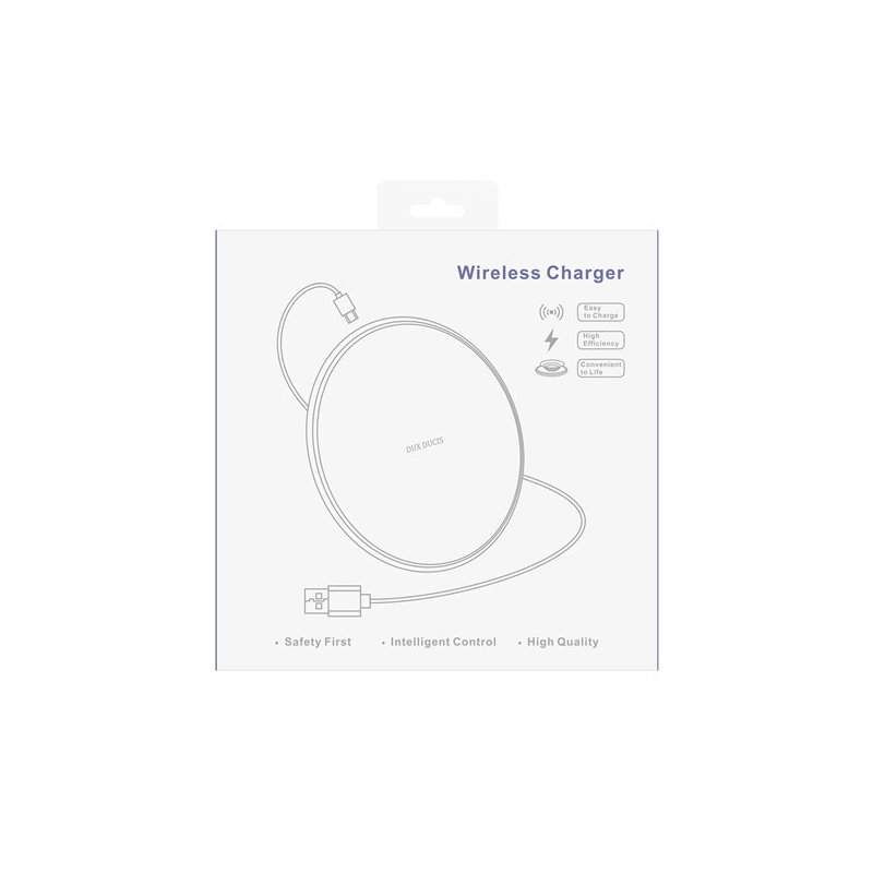 Incarcator Wireless Dux Ducis C1 5W + Cablu Micro-USB 1.5M - Negru