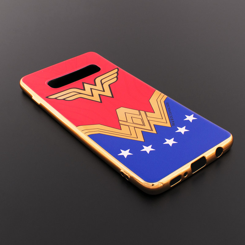 Husa Samsung Galaxy S10 Plus Cu Licenta DC Comics - Wonder Woman Luxury Chrome