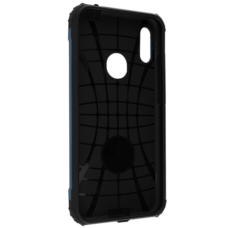 Husa Huawei Y6 2019 Techsuit Hybrid Armor, albastru