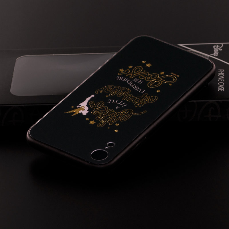 Husa iPhone XR Premium Glass Cu Licenta Disney - Tinker Bell