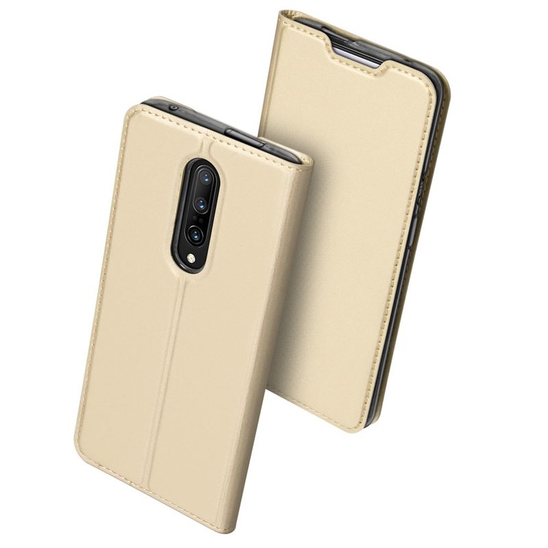 Husa OnePlus 7 Pro Dux Ducis Flip Stand Book - Auriu