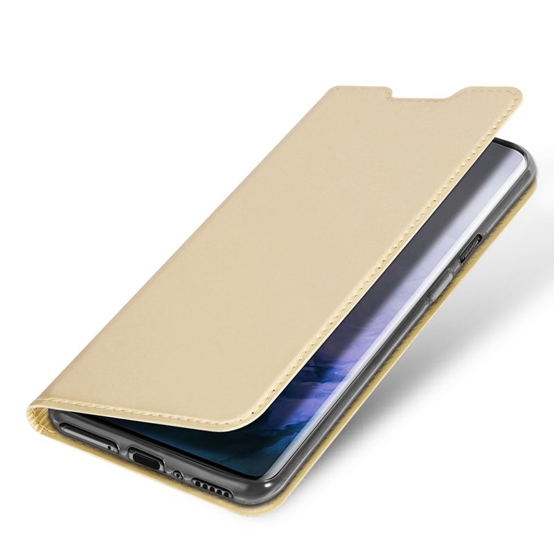 Husa OnePlus 7 Pro Dux Ducis Flip Stand Book - Auriu