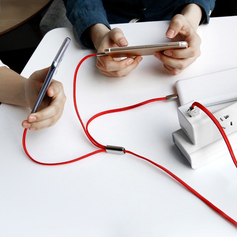 Cablu de date 1.2M 3in1 Baseus Rapid USB-C, Lightning, Micro-USB - Albastru CAMLT-FW03 Cute 