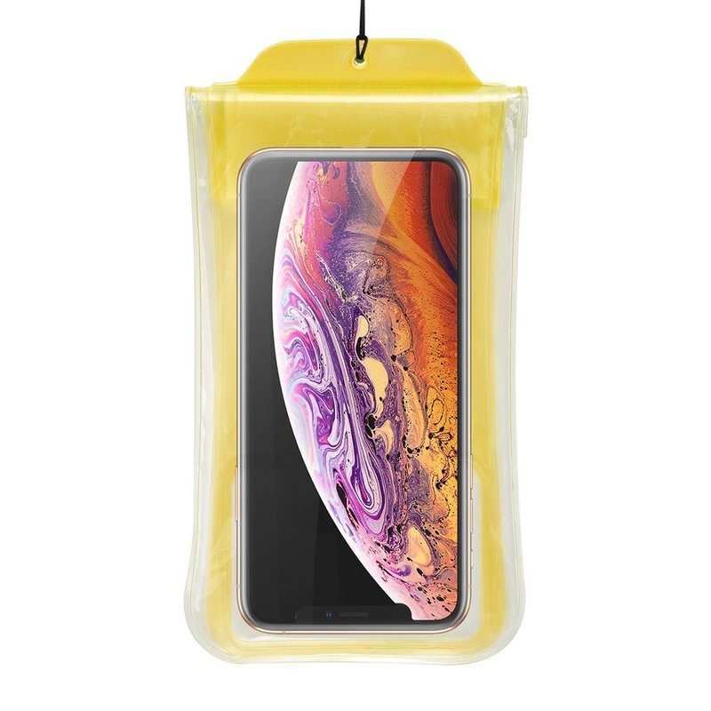 Husa Subacvatica Pentru Telefon, Waterproof Cu Inchidere Etansa Baseus IPX8 6.5'' - Yellow