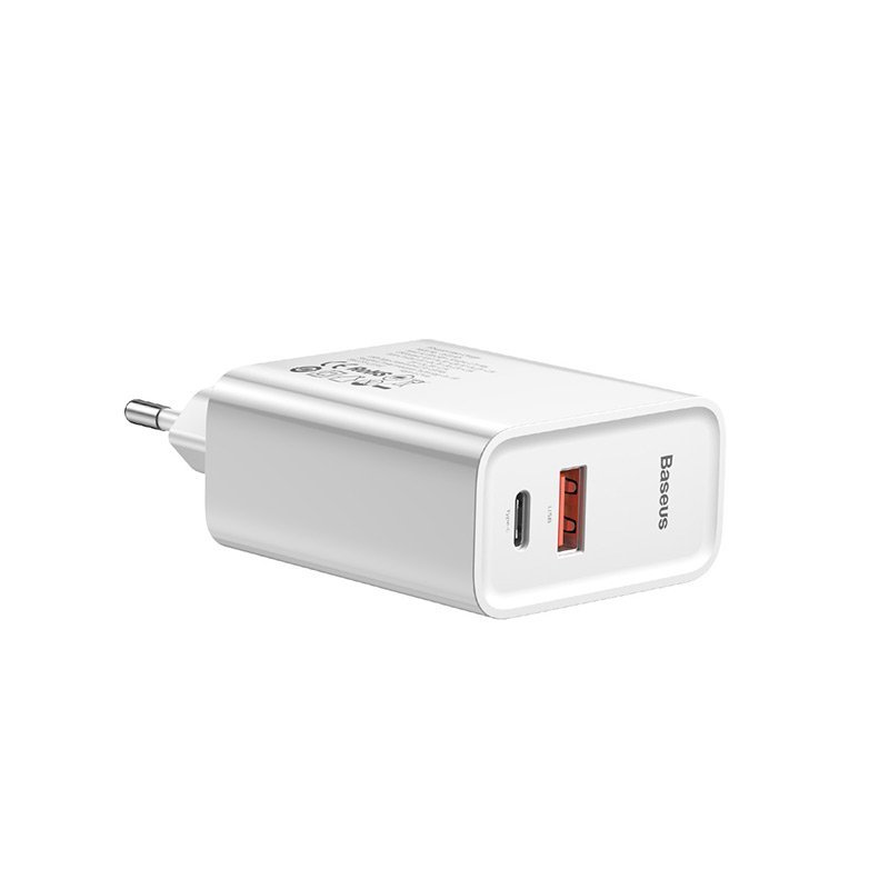 Incarcator Priza Baseus Speed PPS USB / Type-C Quick Charge 3.0, 30W 4.5A - Alb CCFS-C02