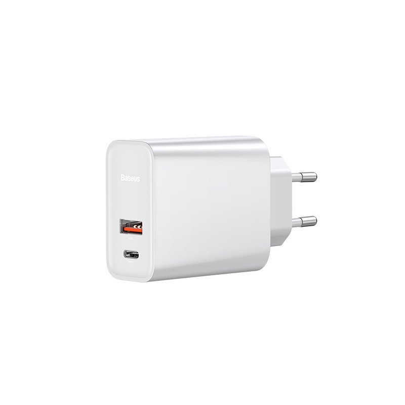 Incarcator Priza Baseus Speed PPS USB / Type-C Quick Charge 3.0, 30W 4.5A - Alb CCFS-C02