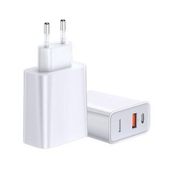 Incarcator Priza Baseus Speed PPS USB / Type-C Quick Charge 3.0, 30W 4.5A - Alb CCFS-C02