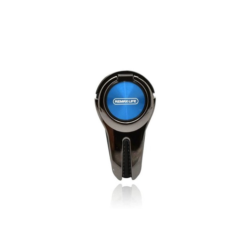 Suport Telefon Remax Stand Ring + Prindere In Sistemul De Ventilatie Auto - Blue RL-BK01