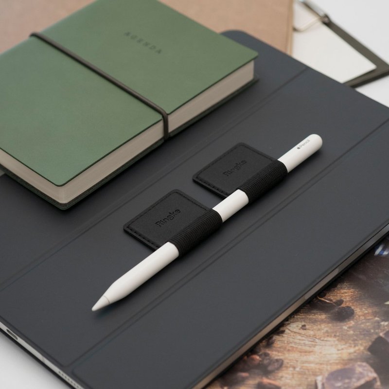 Suport Ringke Pen Holder Telefon/ Tableta Pentru Stylus Pen Autoadeziv - Negru