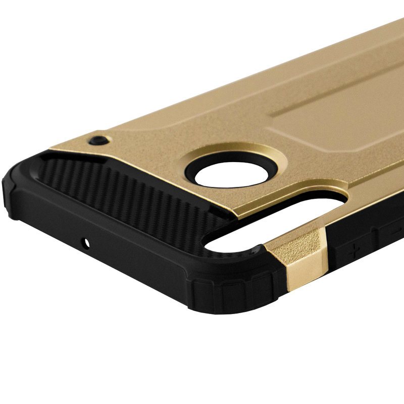 Husa Huawei P30 Lite Techsuit Hybrid Armor, auriu