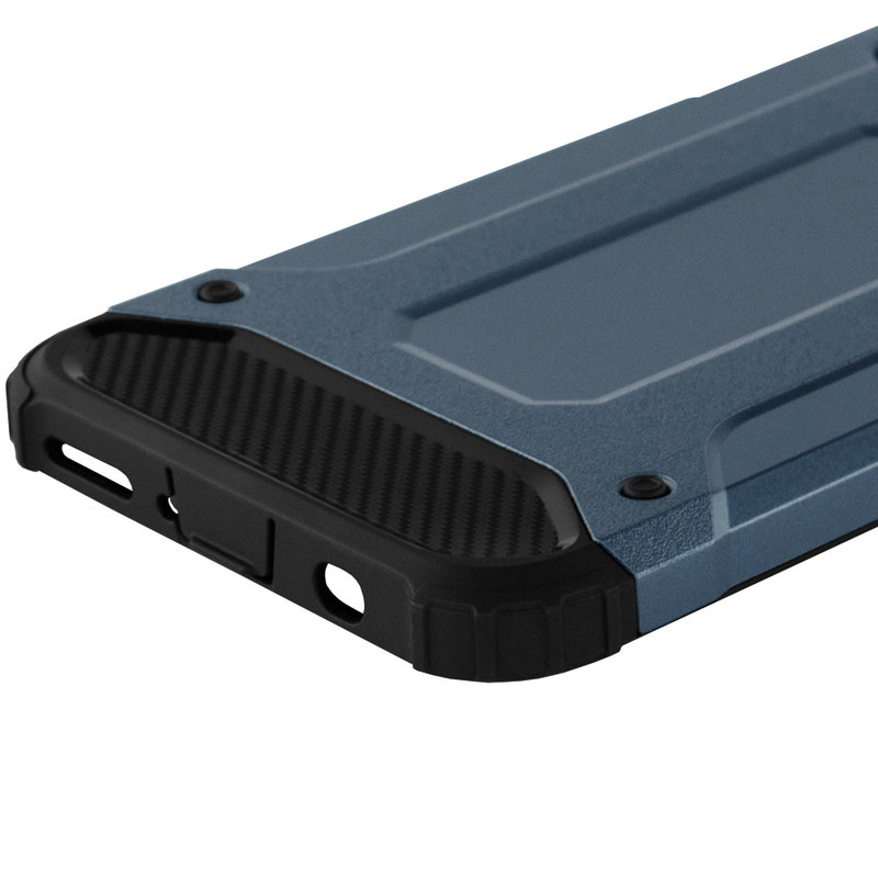 Husa Huawei P30 Lite Techsuit Hybrid Armor, albastru