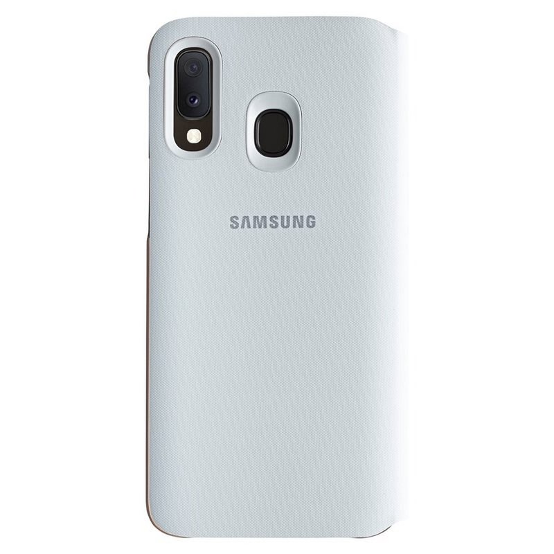 Husa Originala Samsung Galaxy A20e Flip Wallet White