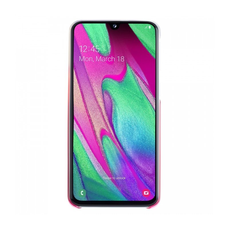Husa Originala Samsung Galaxy A40 Gradation Cover - Pink