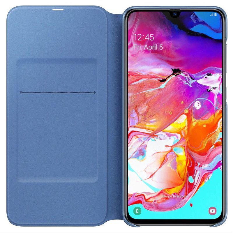 Husa Originala Samsung Galaxy A70 Flip Wallet Black