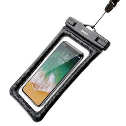 Husa Subacvatica Pentru Telefon, Waterproof Cu Inchidere Etansa Baseus Air Cushion, 6'' - Black