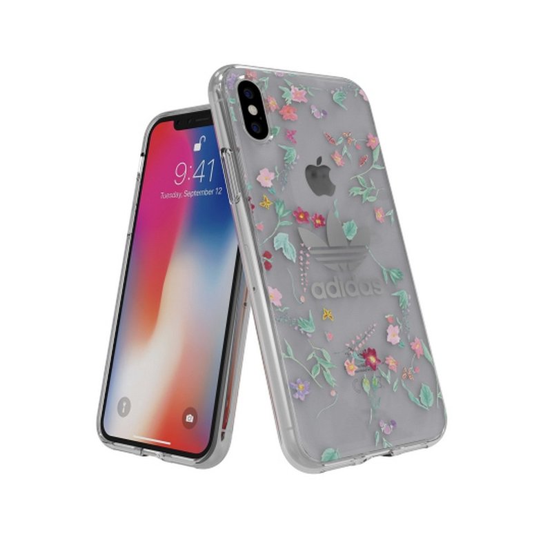 Bumper iPhone X, iPhone 10 Adidas Floral Snap Case - Colourful