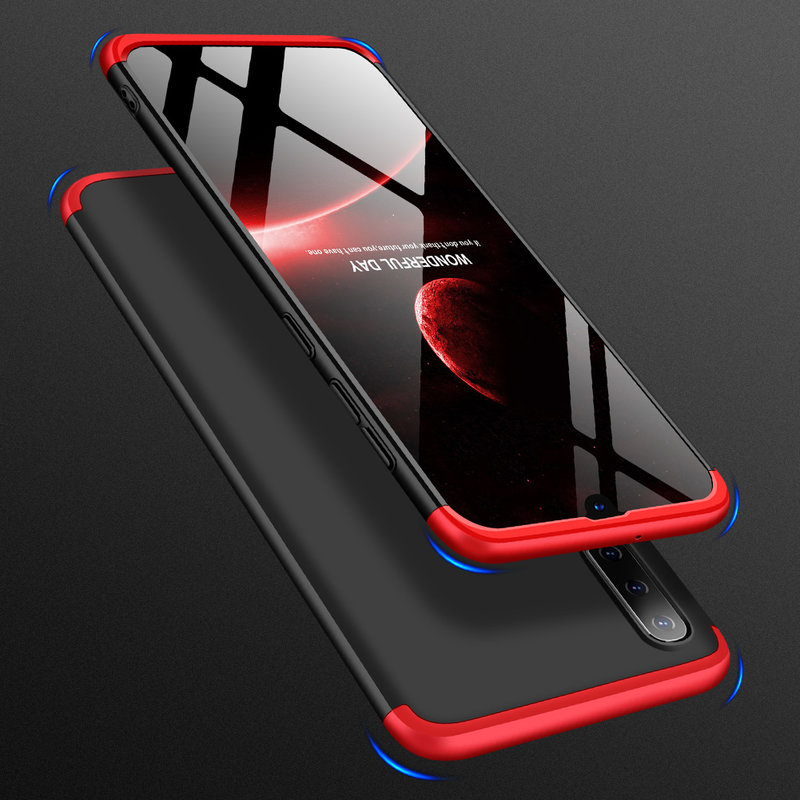 Husa Samsung Galaxy A50 GKK 360 Full Cover Negru-Rosu