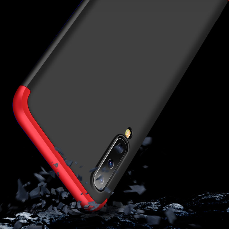 Husa Samsung Galaxy A50 GKK 360 Full Cover Negru-Rosu