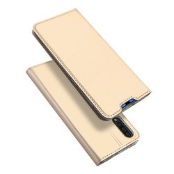 Husa Samsung Galaxy A70 Dux Ducis Flip Stand Book - Auriu