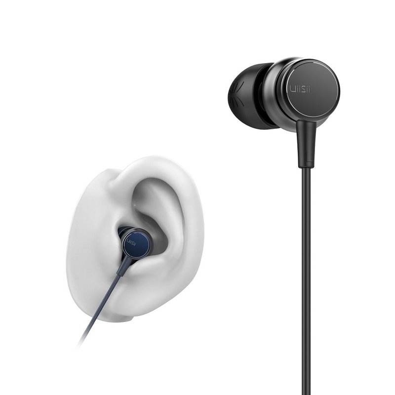 Casti In-Ear Cu Microfon UiiSii HM9 Premium Hi-Fi Sound - Negru