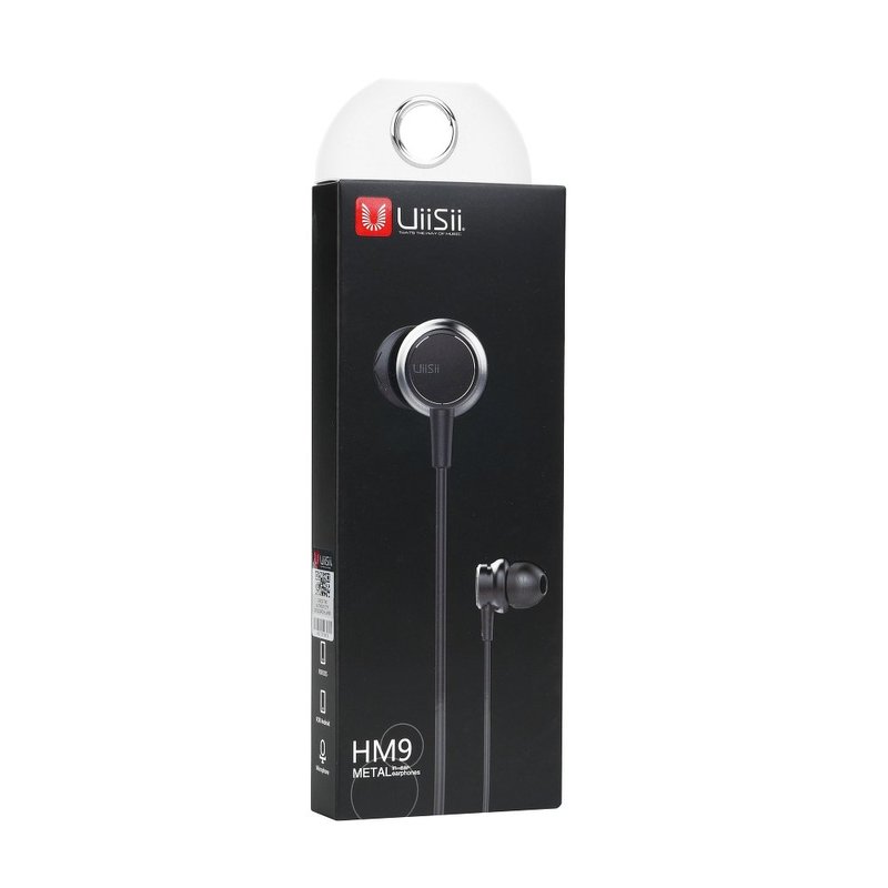 Casti In-Ear Cu Microfon UiiSii HM9 Premium Hi-Fi Sound - Negru
