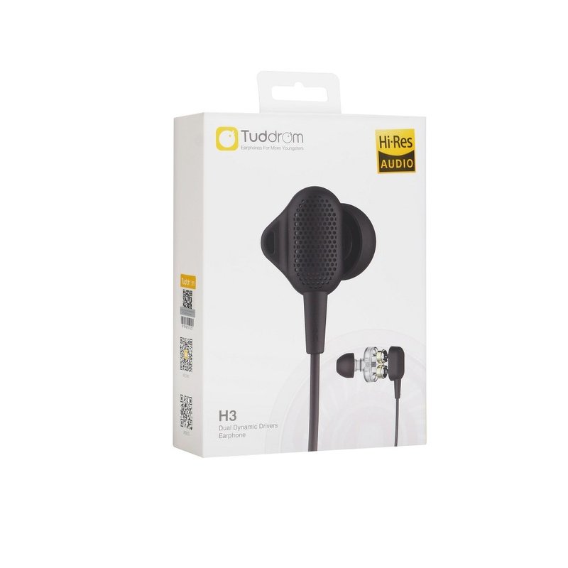 Casti In-Ear Cu Microfon UiiSii Tuddrom Dual Dynamic Drivers H3 Hi-Res - Negru