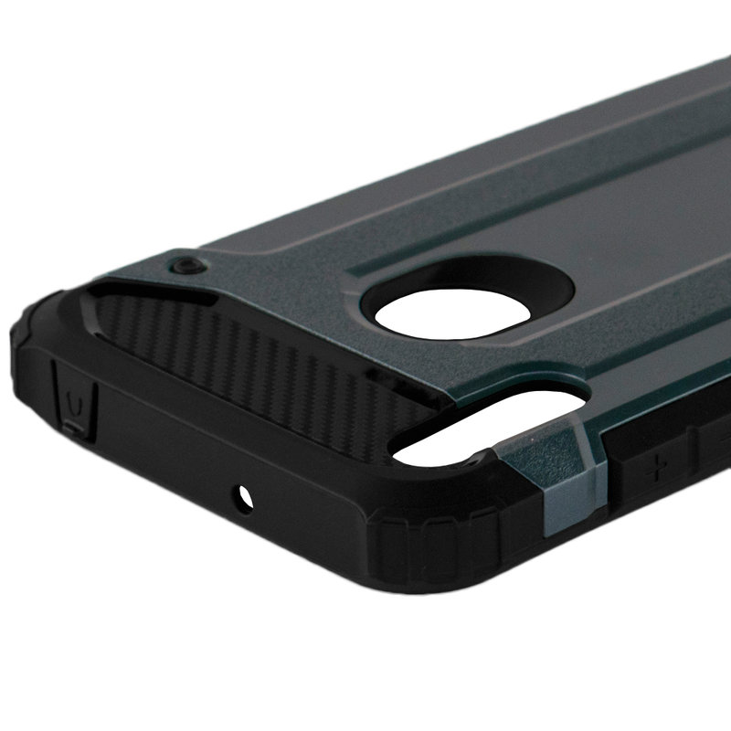 Husa Huawei Y6 2019 Techsuit Hybrid Armor, albastru