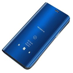 Husa Samsung Galaxy A8 2018 A530 Flip Standing Cover - Blue