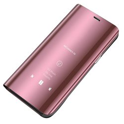 Husa Samsung Galaxy A8 2018 A530 Flip Standing Cover - Pink